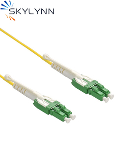 Yüksek yoğunluklu dubleks LC UPC APC Uniboot 2.0mm 3.0mm SM OM3 OM4 Fiber optik yama kablosu için FTTH ağ Optimal çekme Tab tasarımı - Product Image 4