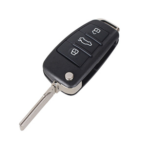 For <strong>Au</strong>-di Keys A6L &amp; Q7 Flip <strong>Remote</strong> Key 3 Buttons 315/433MHz 8E Transponder - Product Image 4