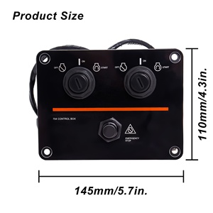 แผงสวิตช์กุญแจเครื่องยนต์6K1-82570-08-00คู่สำหรับ yamahaa 12V 6K1-82570-13-00เครื่องยนต์ควบคุมแนวตั้งแบบคู่ - Product Image 2