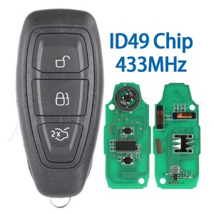 3ボタン433Mhz ID49 ID83キーレスエントリーカーFobリモートキーコードC-Max Mondeoカーニバル用 - Product Image 2