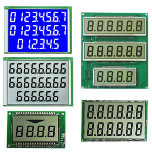 Kunden spezifischer TN HTN STN FSTN VA 7-Segment-Cob-Zahnrad Flüssigkristall-Display Monochrom 4-stelliger benutzer definierter LCD-Bildschirm für Thermostat messer - Product Image 6