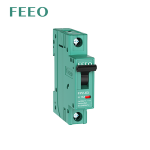 Para FEEO Disyuntor en miniatura 1P 250VDC 10KA DC MCB para FPV Montaje en riel Din fácil - Product Image 1