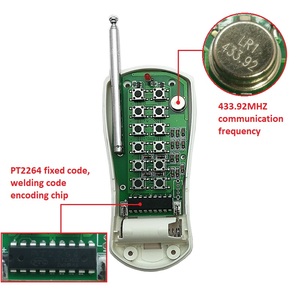 Codice fisso telecomando vendita calda 433MHZ 2264 codice fisso ad alta potenza 12 pulsanti wireless RF telecomando - Product Image 4