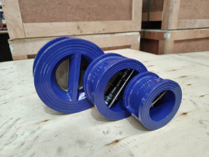 KEFA PN16 DN100 4 \ "çift plakalı yaylı geri dönüşsüz valf manuel su çekvalf ile sünek demir için epdm'li - Product Image 6