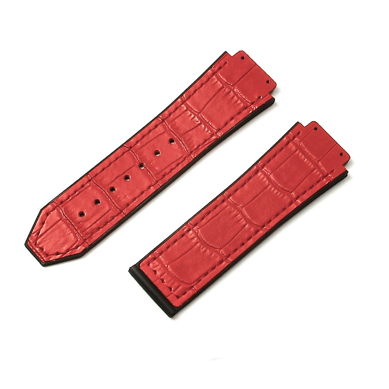 Bamboo pattern red -no buckle