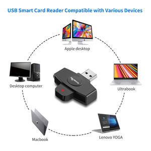 Scrittore senza fili del lettore di Chip della carta di credito di USB 2.0 EMV del lettore di schede senza fili del Computer di Rocketek - Product Image 6