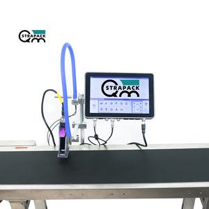 QMSTRPACK Fließband druckmaschine Datum Chargen nummer Automatische Barcode-Inkjet-Codier maschine Internet verbinden - Product Image 2