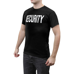 100% Cotton Guard Work Wear Short Sleeve <strong>T</strong> Shirt Custom Silk Screen Printing Logo Tactical Security Uniform Shirt - Product Image 4