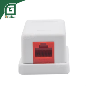 GETEKnet <strong>network</strong> <strong>connection</strong> box Cat 6 6a 5e keystone jack RJ45 <strong>connection</strong> Box Cat6 Cat5e Cat6a Junction surface mount Box - Product Image 2