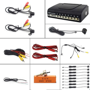 Sistema de radar de coche de 8 sensores de 12V, alarma BIBI de 4 pasos + cámara frontal/trasera HD, pantalla LCD, Ayuda de estacionamiento - Product Image 6