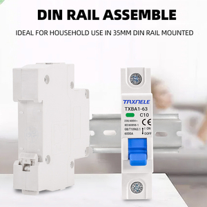AC MCB 1P 2P 230V 400V 6KA Mini devre kesici hava anahtarı 6A 10A 16A 20A 32A 40A 50A 63A aşırı yük kısa devre koruyun - Product Image 4