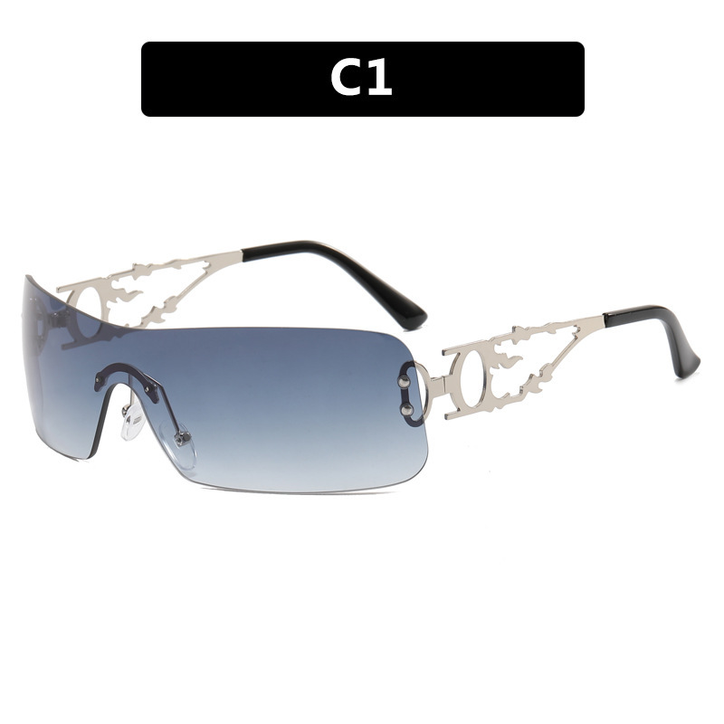 Argento brillante sfumato blu grigio