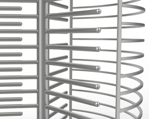 Cancello di sicurezza girevole a singola corsia per controllo di accesso a tutta altezza con riconoscimento automatico di carta d'identità tornelli categoria di prodotto - Product Image 3
