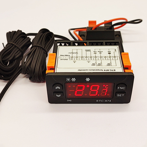 Controlador de Termostato Digital Inteligente, Instrumento Electrónico de Temperatura de Descongelación, 2 Unidades