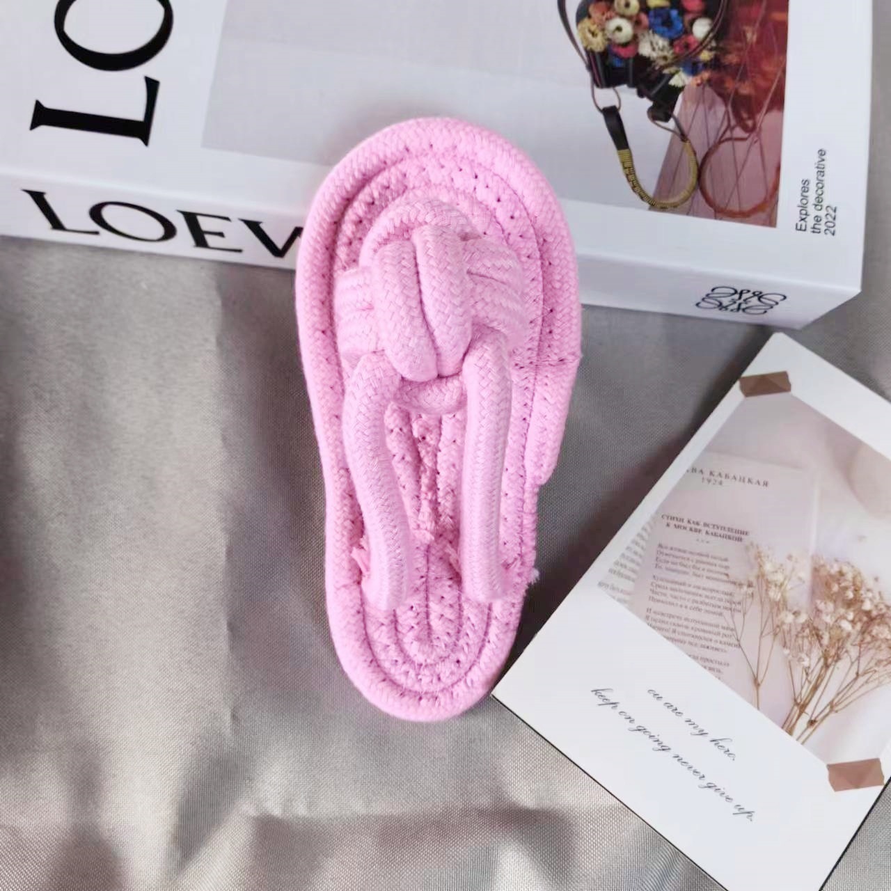 Zapatillas rosas, 17cm, 65g