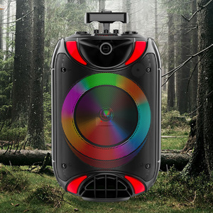 8-Inch Mini RGB Remote <strong>Control</strong> Karaoke Bass Speaker Best Factory Price for Outdoor TWS Party Luminous Color Audio <strong>Computer</strong> Use - Product Image 5