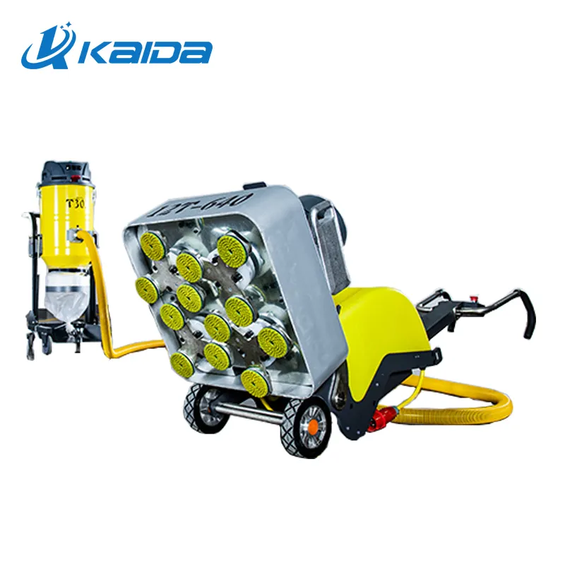 3 Seconds Finish Grinding Corner Concrete Grinder and Vacuum / Concrete Grinder Machines / Concrete Floor Grinding Machine