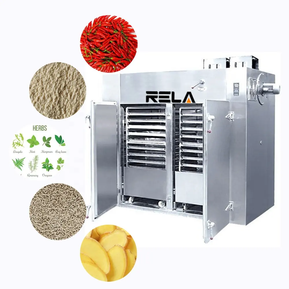 Máquina automática de producción de ajo y jengibre para secado, horno de ajo dulce de 380V, secado de polvo de jengibre seco