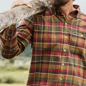 Nhà Máy Bán Hàng Trực Tiếp Tùy Chỉnh In Flannel Áo Sơ Mi Mens Dài Tay Áo 2025 Sọc - Product Image 4