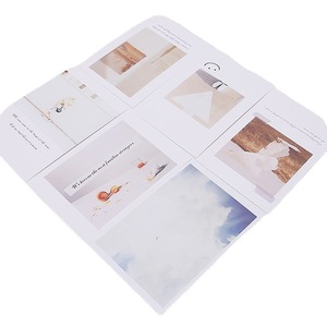 Etsyホットセール<span class=keywords><strong>A6</strong></span>デザイン名刺スクリーン印刷段ボールチラシ紙ファイルフォルダ