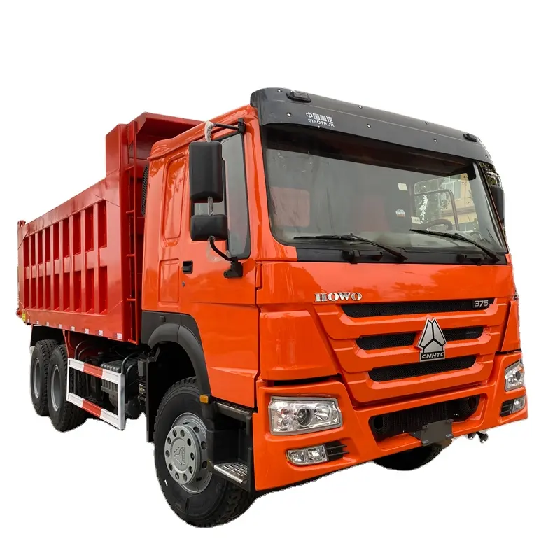 Sıcak satış 6x4 Sinotruck kullanılan dökümü manuel şanzıman sol direksiyon Howo damperli kamyonlar inşaat için Euro 2 emisyon standardı