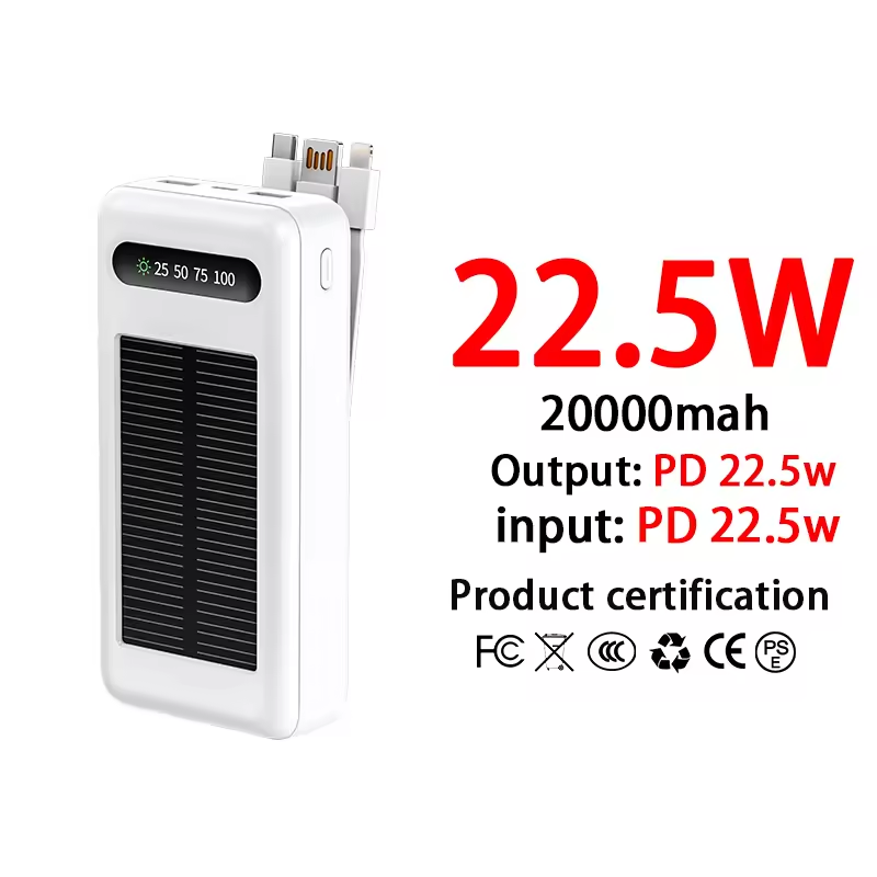 22,5 W-Blanc-20 000 mah