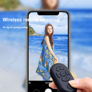Yeni şarj edilebilir Bluetooth selfie deklanşör düğmesi tip-c şarj kablosuz denetleyici video uzaktan kumanda - Product Image 5