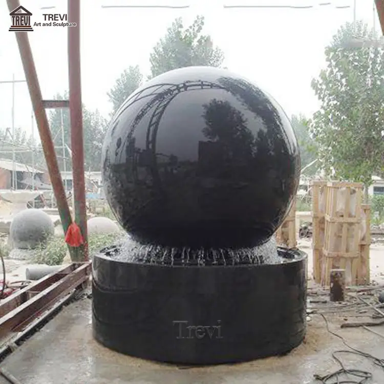 High Quality Outdoor Indoor Granite Rolling Ball Water Outdoor Global Water Fountains