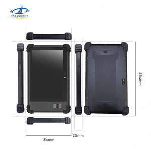 Hfsecurity fp08 NFC 8 inch android11 mã vạch 3D nhận dạng vân tay tham dự Máy quẹt thẻ cho trường học - Product Image 5