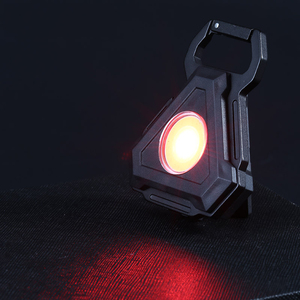 Triangolo forte magnetico 24 COB Mini ricarica torcia luce COB portachiavi ricaricabile luce con apribottiglie multifunzione - Product Image 3