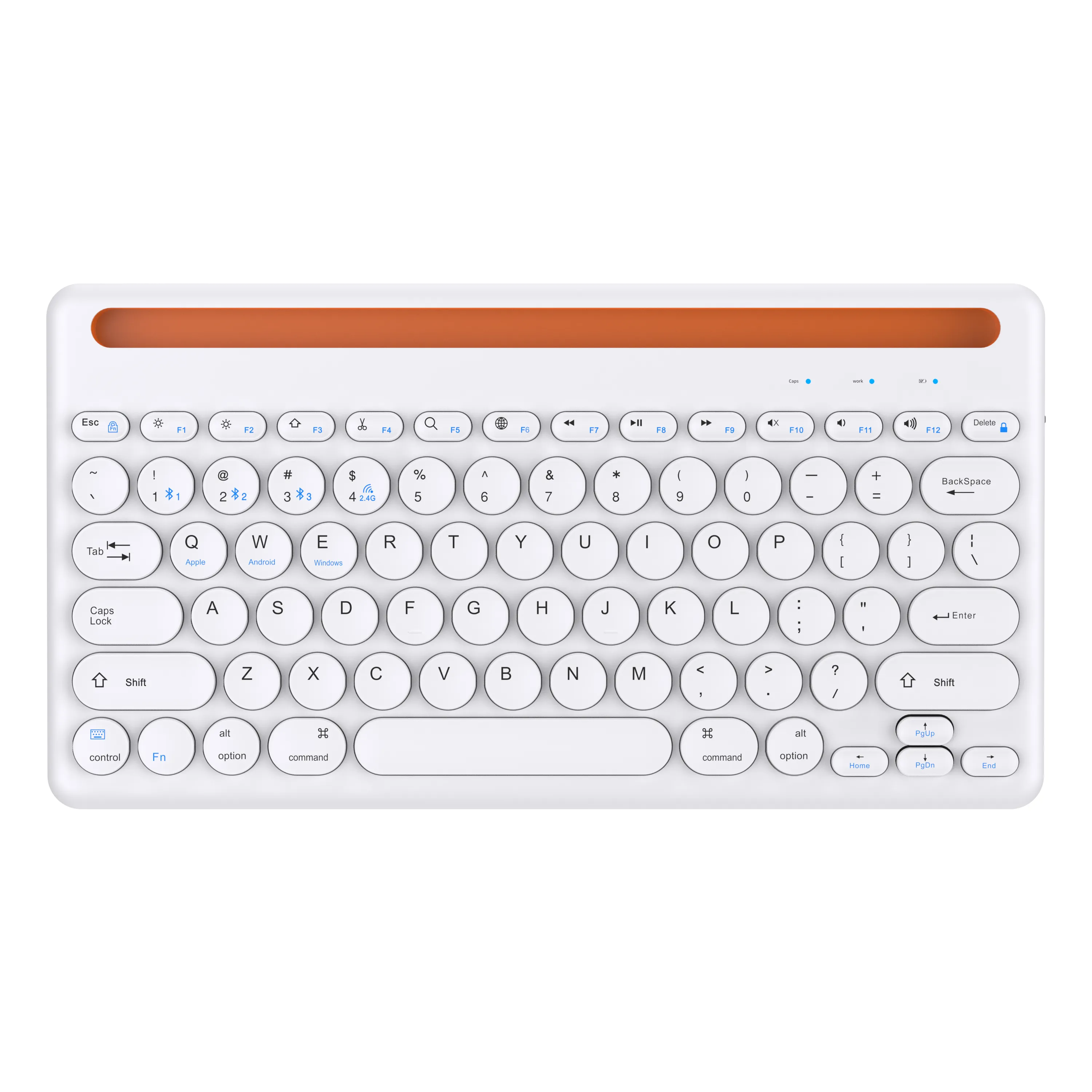 Teclado silencioso inalámbrico para tableta/ordenador, nuevo Tipo