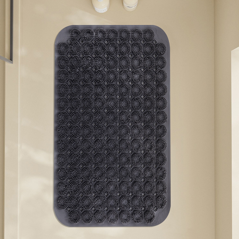 Rectangular silicone pad - gunmetal gray