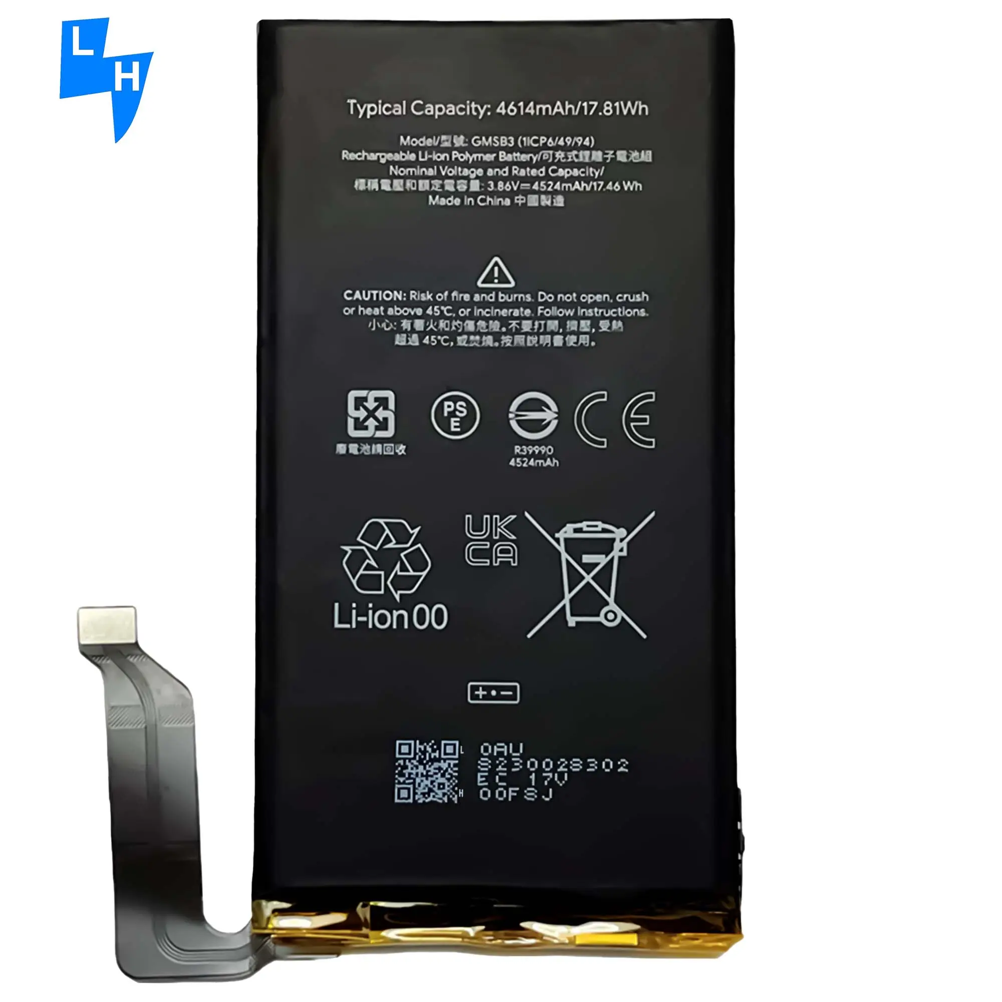Original Qualidade Bateria De Substituição Para Google Pixel 6 GMSB3 Genuine Phone Battery