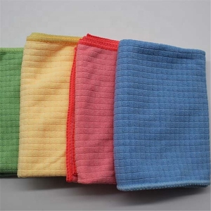 30x40cm 250gsm Microfiber Small Lattice <strong>Cloth</strong> Korea <strong>Cloth</strong> Cleaning Towel/rags - Product Image 1