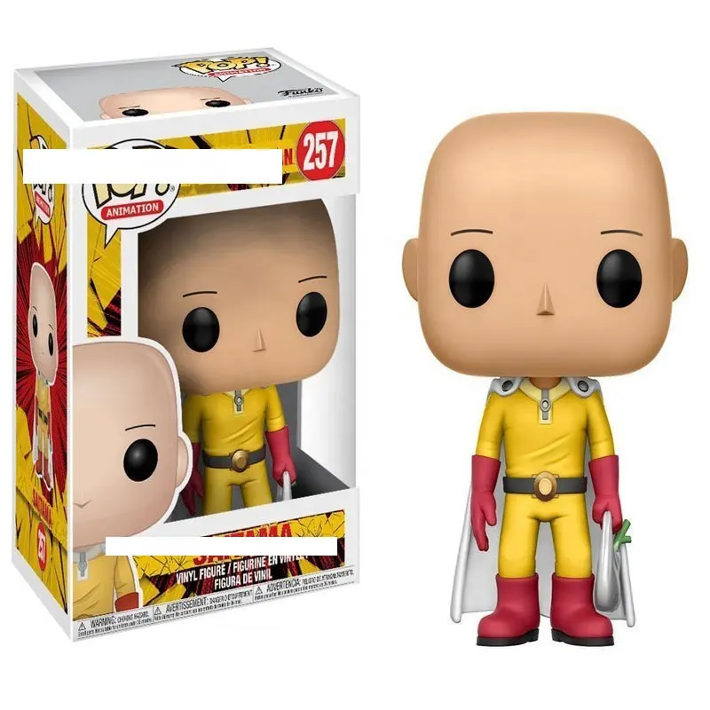 Bonecos de ação com protetor funko pop, modelo japonês de anime, brinquedo de super-homem com um bocado, coleção de bonecos de ação