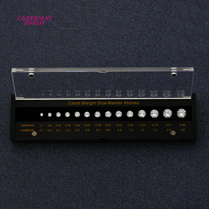 Chất Lượng Cao Hộp Đen 4CS Kim Cương Đại Lý Công Cụ Cubic Zircon Hình Dạng Cắt Carat Trọng Lượng Màu Sắc Lớp Kim Cương Thạc Sĩ Bộ Đá - Product Image 2