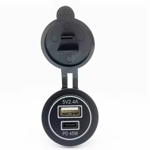 Yeni Apple 2.4A USB-C PD QC 3.0 hızlı cep telefonu şarj için araba şarjı çift bağlantı noktası - Product Image 6