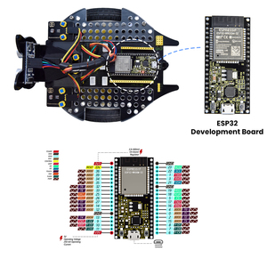 Keyevudio Beetlebot 3 in 1 ESP-32ロボットスターターキットSTEM教育DIYキットESP32用Arduino用 - Product Image 6