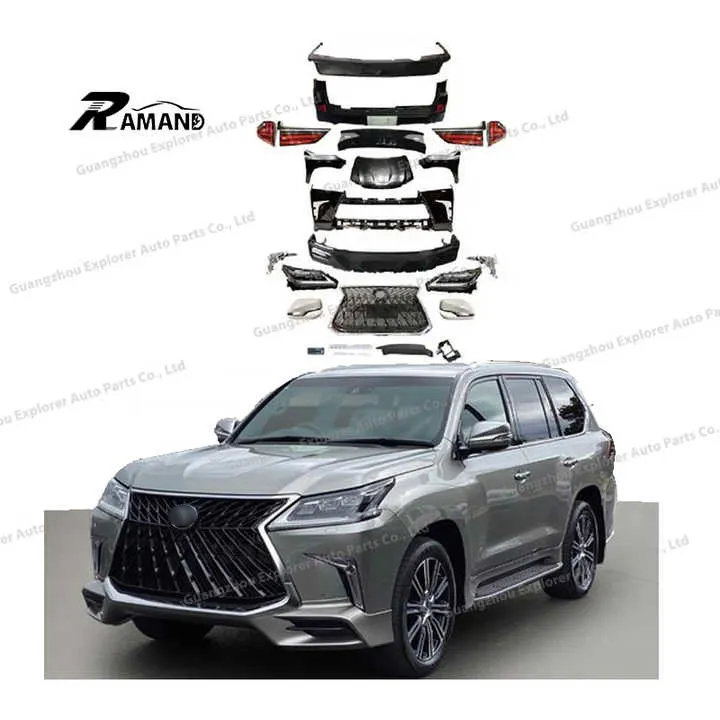 Обновленный комплект для подтяжки лица для Lexus LX 570 2016-2019 до 2023 модифицированные аксессуары для Lexus LX 570 комплект для преобразования тела