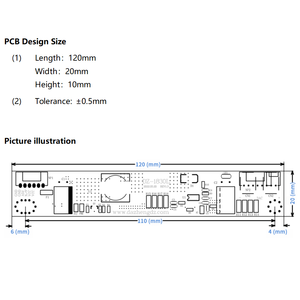 لوحة تيار ثابت ليد عالية الجودة 12 واط ، لوحة عرض إضاءة خلفية 24 بوصة استهلاك منخفض - Product Image 4
