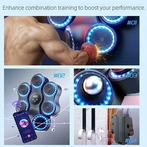 مدرب موسيقى إلكتروني ذكي للملاكمة آلة تثقيب تدريب موسيقي مركب على الحائط مادة ABS/PP للملاكمة - Product Image 3