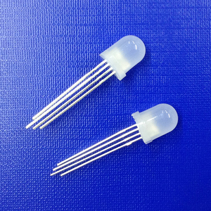 RoHS Certificated 5V WS1261 / WS2811 / WS2812 / WS2813 / WS2818 / SK6812 Milky Fog Addressable Point Control RGB 8mm <strong>LED</strong>