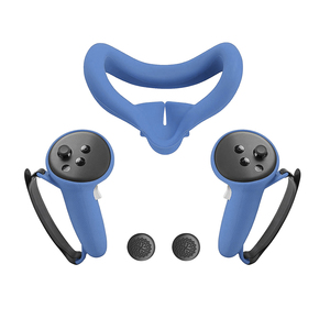 New Arrival VR Accessories Silicone Face Cover and Controller Skins for Meta <strong>Quest</strong> 3 Silicone Protect Cover Set for <strong>Quest</strong> 3 - Product Image 2