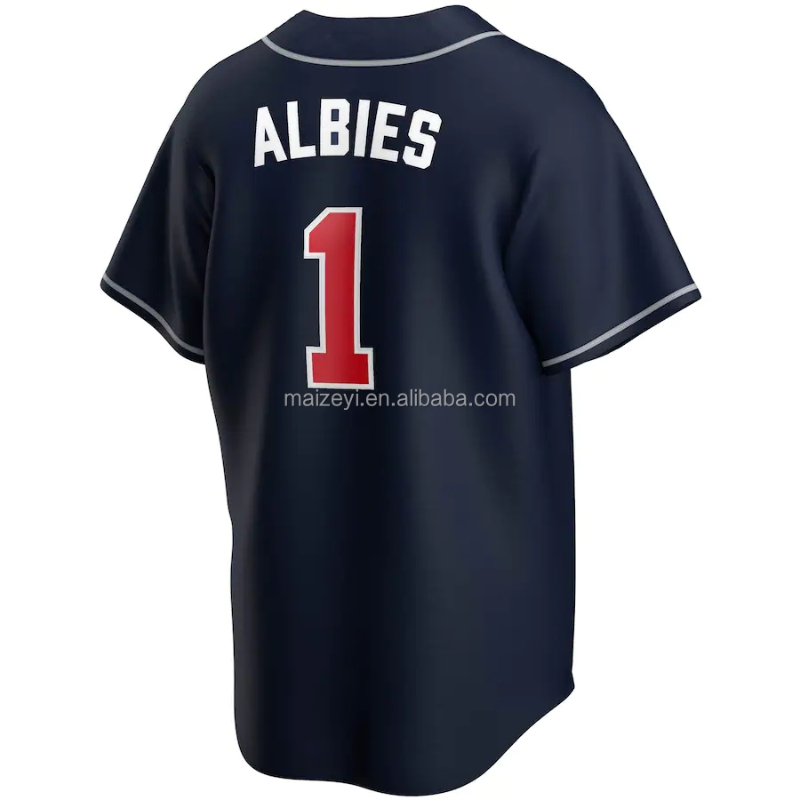 #1 Ozzie Albies Navy