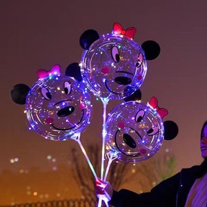 Thiết kế mới Glow Inflatable nhựa globos Bobo bóng với đèn LED bong bóng bong bóng Wedding party trang trí - Product Image 5