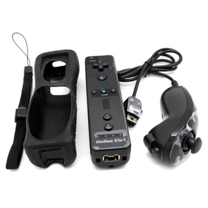 ニンテンドーWii 2In1ワイヤレスジョイスティックリモートコントローラー用SYNCゲームパッド左手/ヌンチャックオプションのモーションプラス - Product Image 1