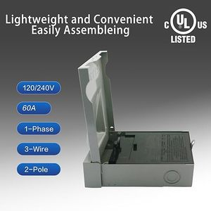UL Certified Disconnect <strong>Switch</strong> 240V 60A Pull Out <strong>Switch</strong> <strong>Box</strong> Fused Disconnect <strong>Box</strong> Electronic <strong>Components</strong> Fused Disconnect <strong>Box</strong> - Product Image 2