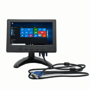 Monitor LCD caliente de 7 pulgadas VGA/AV/pantalla táctil/altavoces, monitor táctil capacitivo Monitor táctil industrial HD - Product Image 4