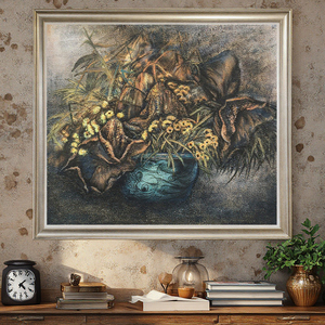 Handmade Hiện Đại Hoa Phong Cách Bằng Đá Sa Thạch Lớn Vải Tường Nghệ Thuật Trang Trí Nội Thất Và Trang Trí Bức Tranh Đẹp Hoa Thiết Kế - Product Image 5