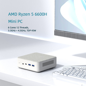 AMD Ryzen 5 6600H มินิพีซี2LAN 2.5g HD-MI DP จอแสดงผลคู่16G 32G DDR5 512G 1TB NVMe SSD Win11เดสก์ท็อปมินิพีซี - Product Image 2